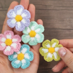 Beautiful Mini Crochet Flower Pattern & Floral