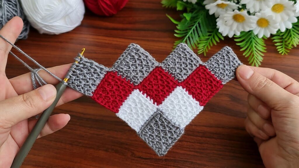 Easy Crochet Entrelac To Make For Gift