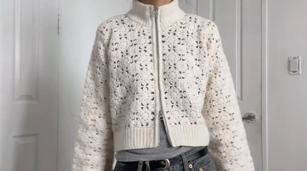 How to Crochet Fleur Cardigan