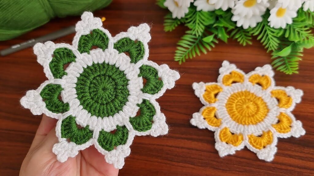 Beautiful crochet flower