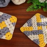 Easy to make crochet square