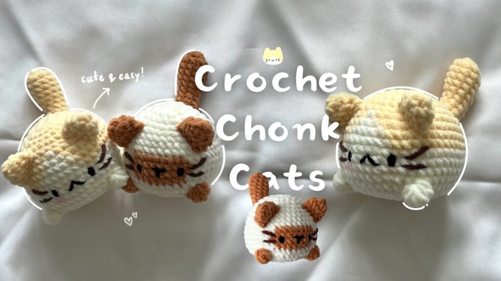 Amazing Crochet Chonk Cats