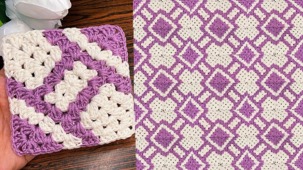 Easy to make Crochet Granny Square